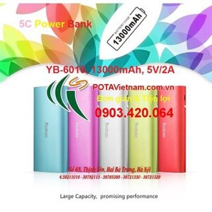 Pin sạc dự phòng Yoobao Yb6016 13000mAh - Chính hãng