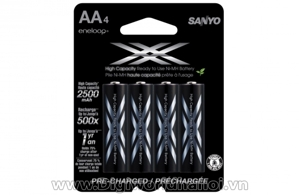 Pin sạc Eneloop 2550mAh AA/4