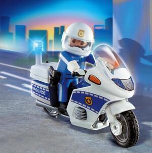 Mô hình Police Motorbike Playmobil 4262