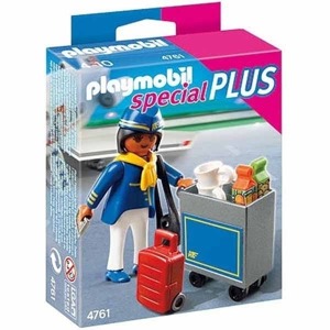 Mô hình Flight Attendant Service Cart Playmobil 4761