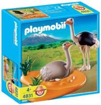 Mô hình Ostrich Family with Nest Playmobil 4831