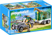 Mô hình Zoo Vehicle Trailer Playmobil 4855