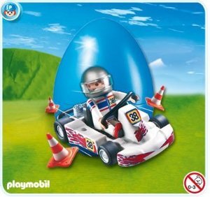 Mô hình Egg Driver Go Kart Playmobil 4932