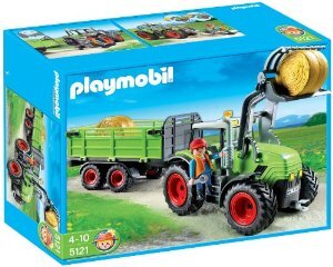 Mô hình Large Tractor with Trailer Playmobil 5121