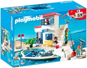 Mô hình Harbour Police Speedboat Playmobil 5128