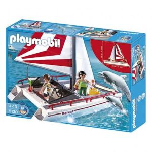 Mô hình Catamaran with Dolphins Playmobil 5130