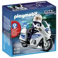 Mô hình Police Motorcycle Playmobil 5185