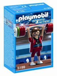 Nhân vật Vận động viên cử tạ Playmobil 5199