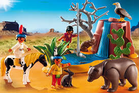 Mô hình Indian children animals Playmobil 5252