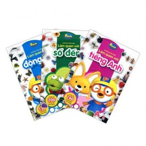 Pororo dán hình (Bộ 3 cuốn) - Nhiều tác giả