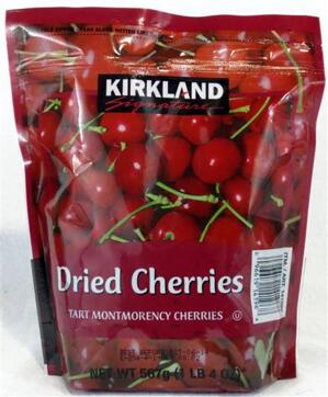 Quả anh đào sấy khô Kirkland Tart Montmorency Cherries Whole Dried - 567g