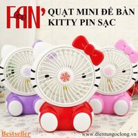 Quạt Để Bàn Mini Kitty Pin Sạc SQ-1881