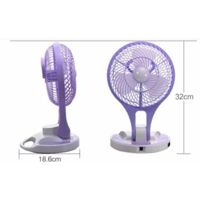 Quạt sạc tích điện có đèn 2in1 MINI FAN SH-5588