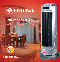 Quạt sưởi tháp Hanel HN-QS01