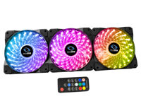 Quạt tản nhiệt Raidmax NV-A120R3 - Set 3 fan RGB