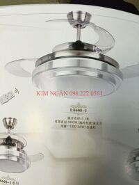 Quạt trần đèn 5 cánh 8608-1