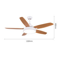 Quạt trần đèn 5 cánh HL-FAN668