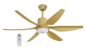 Quạt trần đèn DC 6 cánh Haken HK-QT01YW/BW/GD