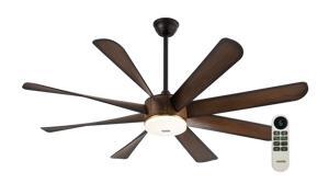 Quạt trần đèn DC 8 cánh Haken HK-QT08