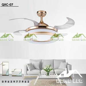 Quạt trần đèn 4 cánh QXC-07