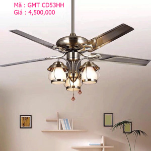 Quạt trần đèn GMT 5 cánh CD53HH