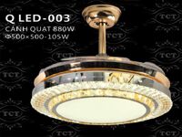 Quạt trần đèn QLED003