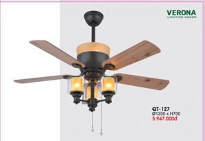 Quạt trần đèn Verona Lighting QT-127