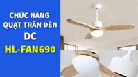 Quạt trần đèn 3 cánh HL-FAN690