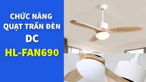 Quạt trần đèn 3 cánh HL-FAN690