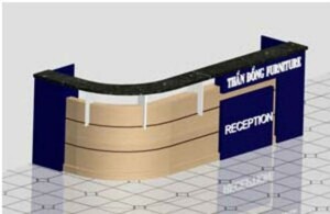 Quầy lễ tân LT005