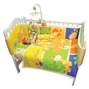 Ra trải giường, vây nệm, mền, gối Lucky Baby 621820