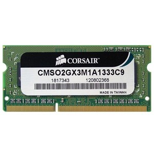 Ram 2GB DDR3 bus 1333 – CMSO2GX3M1A1333C9