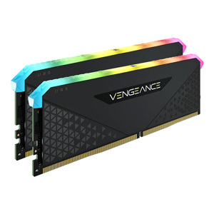 Ram Desktop Corsair Vengeance RGB RS (CMG64GX4M2E3200C16) 64GB (2x32GB) DDR4 3200MHz