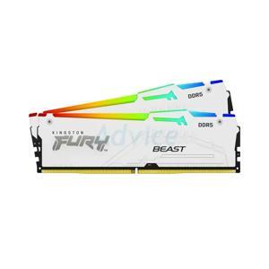 Ram desktop Kingston Fury Beast White RGB 32GB DDR5 5600MHz Kit of 2 – KF556C40BWAK2-32