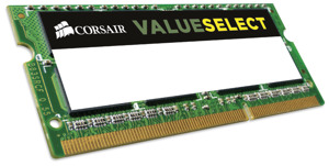 Ram Laptop Corsair ValueSelect 8GB DDR3L Bus 1600MHz CL11 Non-ECC 1.35V (CMSO8GX3M1C1600C11)