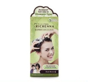 Thuốc nhuộm tóc phủ bạc Richenna EZ Speedy Hair Color EX EZ06