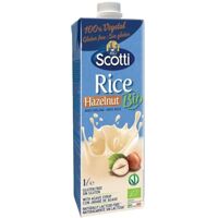 Sữa gạo hạt phỉ Riso Scotti hữu cơ 1L