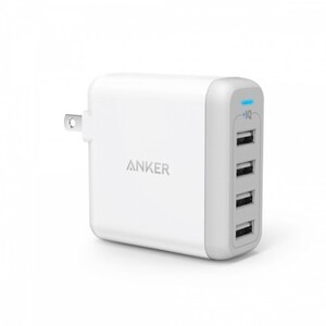 Sạc Anker 4 cổng PowerPort 4 40W A2142