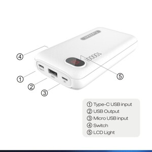 Sạc dự phòng Earldom PB-25 10000 mAh