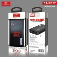 Sạc dự phòng Earldom PB-27 20.000 mAh