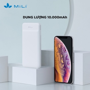 Sạc dự phòng MiLi Power Sunny Plus 10,000mAh/3.7V - HB-N10