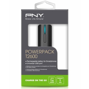 Sạc dự phòng PNY 2600mAh (T2600)