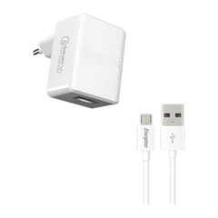 Sạc Energizer Quick Charge 2.0 + Kèm cáp MicroUSB - ACW1QEUHMC3