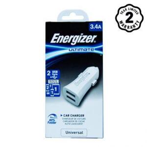 Sạc Energizer UL 3.4A 2 USB DCA2CUWH3