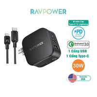 Sạc nhanh RAVpower RP-PC144 PD 3.0 30W