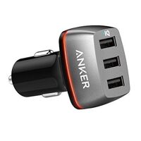 Sạc ô tô Anker PowerDrive+ 3 A2231  - 3 cổng, 36W