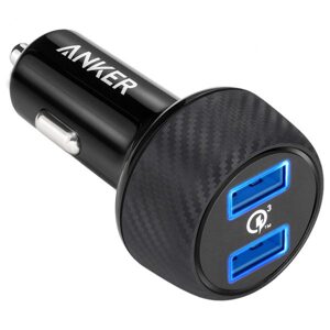 Sạc ô tô Anker Quick Charge 3.0 A2228 - 2 cổng, 39W