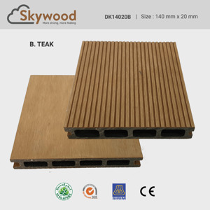 Sàn gỗ ngoài trời WPC Skywood B.Teak DK14020B