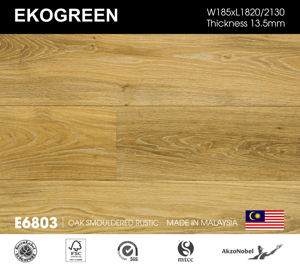 Sàn gỗ Sồi Engineered Ekogreen E6803