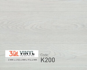 Sàn nhựa 3K Vinyl 3K200 dày 2mm